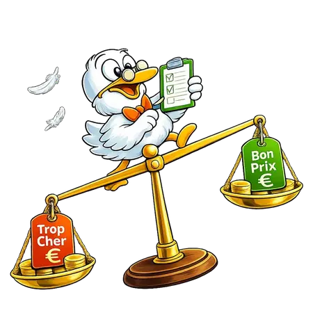 On compare les prix des prestataires